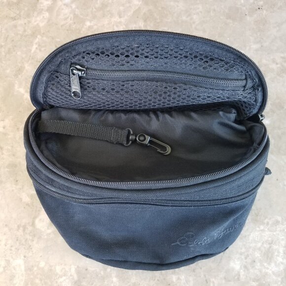 🎉HP🎉 Eddie Bauer Black Waist Pack / Fanny Pack - Picture 3 of 7